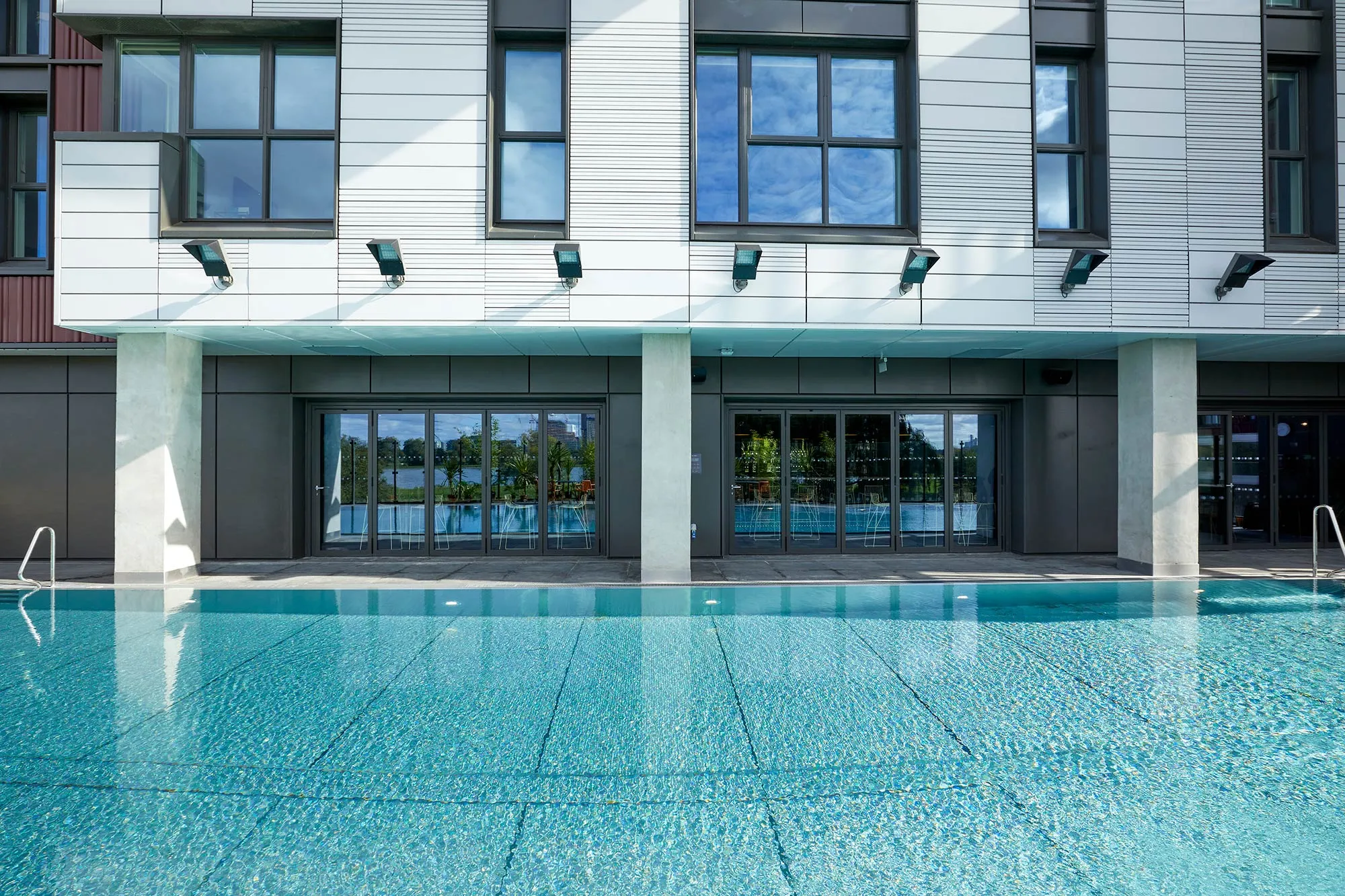 Outdoor heated pool